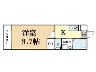 シェルグラン京田辺の物件間取画像